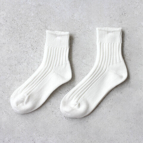 decka quality socks｜Low Gauge Rib Socks/Short Length/ソックス/靴下【母の日ギフト】