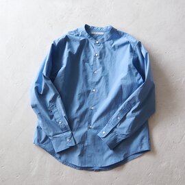HATSKI｜Low Count Band collar shirt HTK-21007