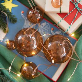 No.66 Ginger Ball | ガラスオーナメント