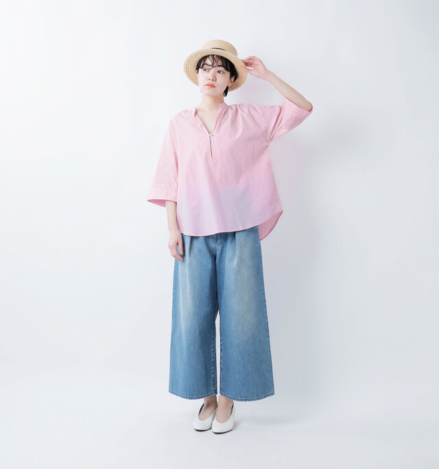 model saku：163cm / 43kg 
color : pink / size : F