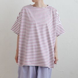 SETTO｜セット MOAT NECK-T  STTS10023S トップス ボーダー