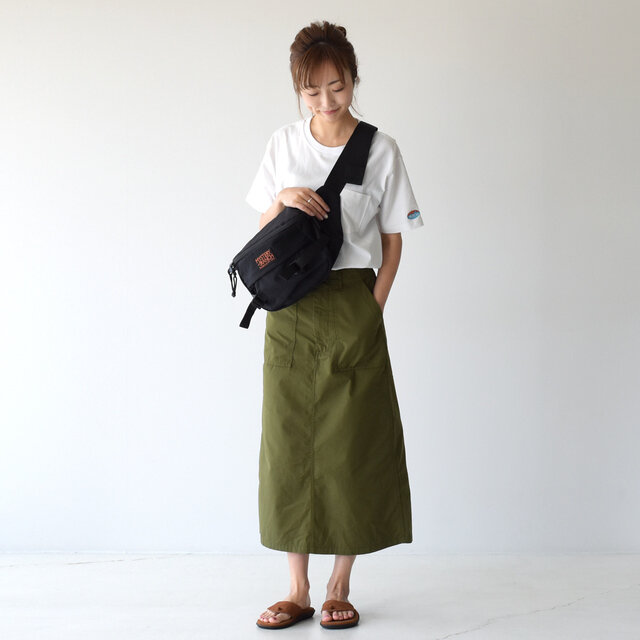 モデル: 162cm / 43kg
color:peanut×tobacco / size:5(23.0cm~23.5cm)