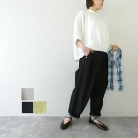 Brocante|リネンキャンバスバロンシャツ(36-243L)ブロカント