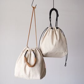 HAIDA|2way リネントートバッグ ショルダーバッグ 巾着バッグ 鞄 Mサイズ ユニセックス HAI26-MAS-M ハイダ