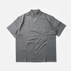 Graphpaper｜コットン ショートスリーブ モックネック Tシャツ “S/S Mock Neck Tee” gu241-70108b-yo