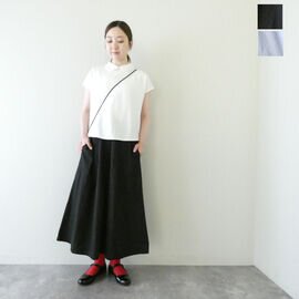 homspun|バルキーシーチングセミフレアスカート(261-4418)ホームスパン