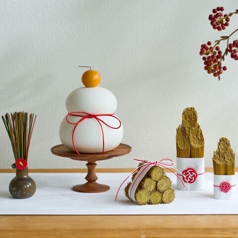 shesay|てんとてん|鏡餅のオブジェとしても使える半磁器のLEDライト 雪だるま ビッグ お正月 クリスマス