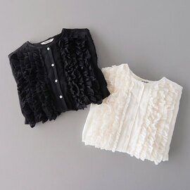 tumugu|ストライプフリンジドビー ブラウス