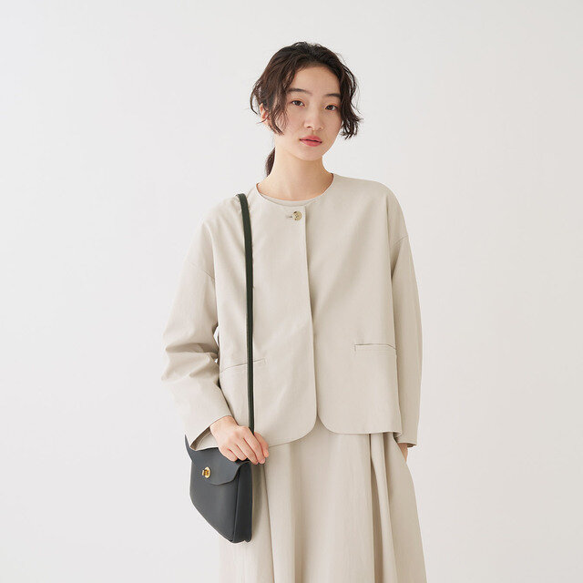 model:164cm color:ライトベージュ