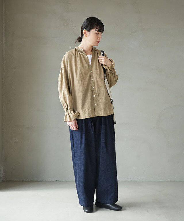 身長:165cm / カラー:640 モカ/着用サイズ:2