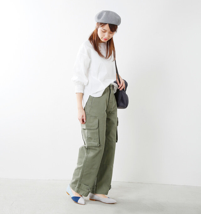 model kanae:167cm / 48kg
color : gray×navy / size : 38
