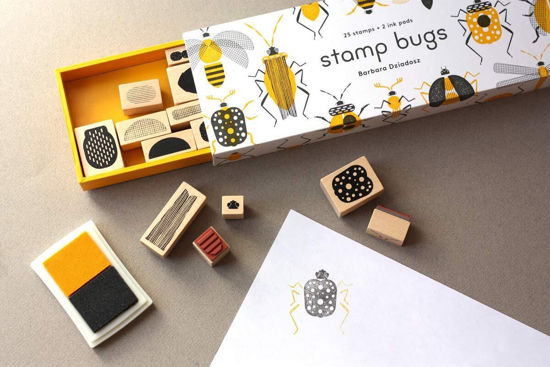Princeton Architectural Press スタンプ Bugs 知育おもちゃ Ama アマ キナリノモール
