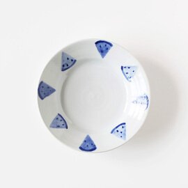 日下華子｜すいか/5.5寸皿（直径16.5cm）和食器　絵皿　お皿