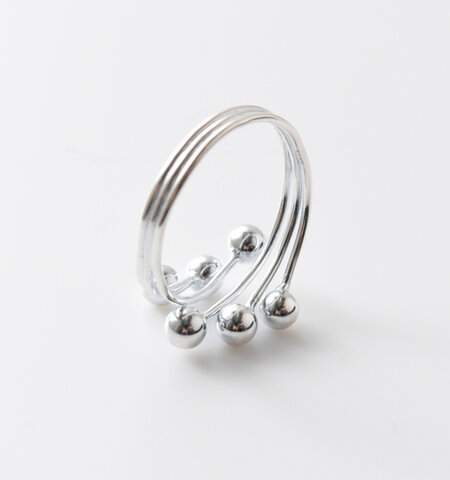 AURA｜シルバー925 6ボール デザイン リング “6ball design ring” a-r014-ma 指輪 オーラ silver925