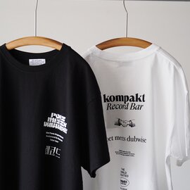 POET MEETS DUBWISE|コンパクトレコードバー+PMD ルーズフィットTシャツ ロゴT グラフィック 半袖 ユニセックス KOMPAKTRECORD BAR KRBTS-0676 ポエトミーツダブワイズ