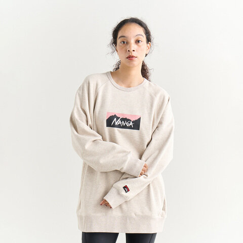 NANGA|エコハイブリッド ボックスロゴ スウェットシャツ