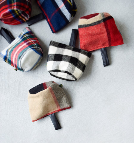 TWEEDMILL|aranciato別注ワンハンドルチェックバッグ“Doorstop Bag” doorstop-rf
