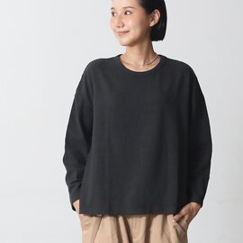 ichi Antiquités|着心地抜群。普段着使いしやすい無地のシンプルカットソー プレーンプルオーバー kurashisha