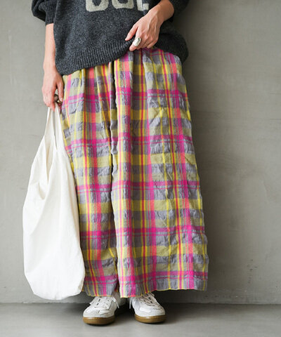 ichi Antiquités|TARTAN CHECK SKIRT タータンチェックスカート 1100322