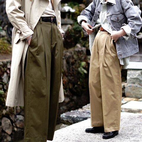 Or|タックパンツ TUCK PANTS ユニセックス メンズ OR08 オア