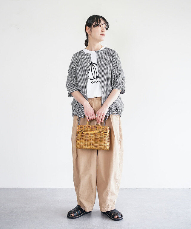 身長:165cm / カラー:929 クロギンガム / サイズ:2