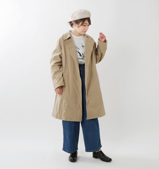 hikari 165cm / 48kg
color : beige / size :1