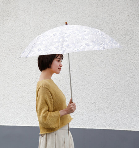 Cou Pole|晴雨兼用リバティプリントバンブーハンドル折り畳み傘 cc-51077-52054-tr