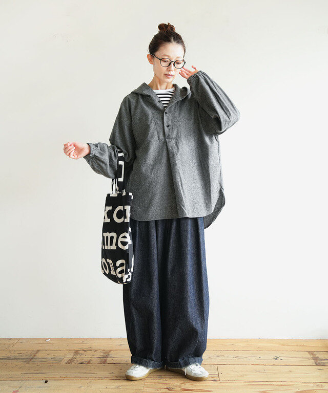 身長:164cm / カラー:03 グレー / サイズ:one size