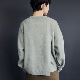 YARRA NEU|バックレイヤードニットプルオーバー NU-5652-430