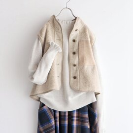 tumugu|ジェシーボア×フリース ベスト