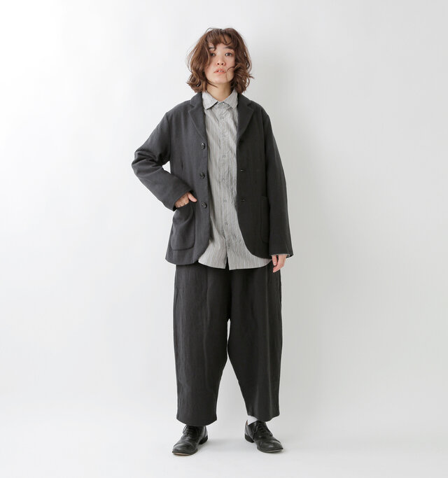 model saku：163cm / 43kg
color : gray / size : F