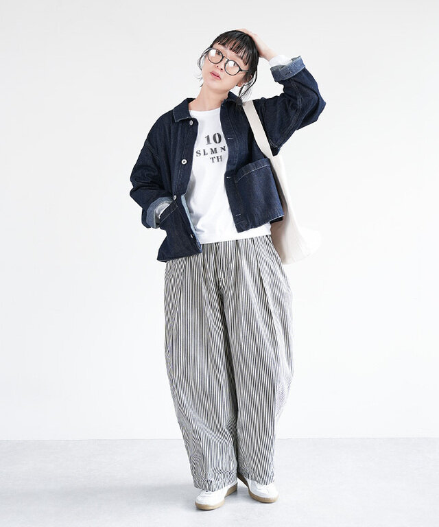 身長:165cm / カラー:001 ONE WASH / サイズ:2