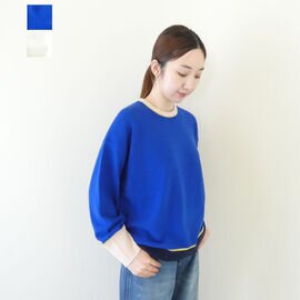 MACPHEE|ラム配色クループルオーバー(12-02-64-02304)マカフィー