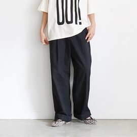 ichi｜Cotton Linen Tuck Pants