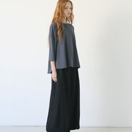 Mochi｜suvin long sleeved t-shirt [charcoal gray/・2]