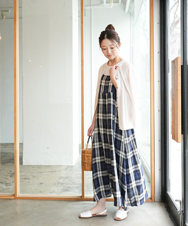 身長:165cm / 02 エクリュ / サイズ:FREE