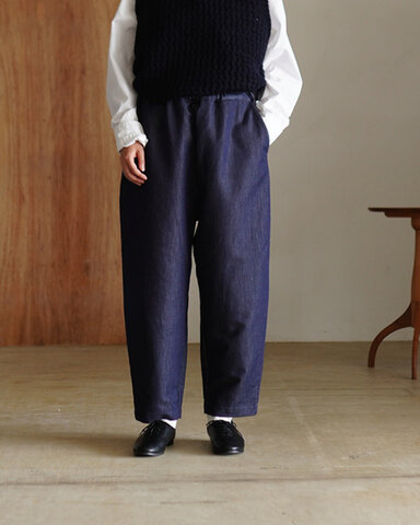 prit|ニットデニム スロウパンツ ボトムス P70603 プリット