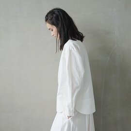 Mochi｜petit high necked shirt[ms02-sh-01/white]