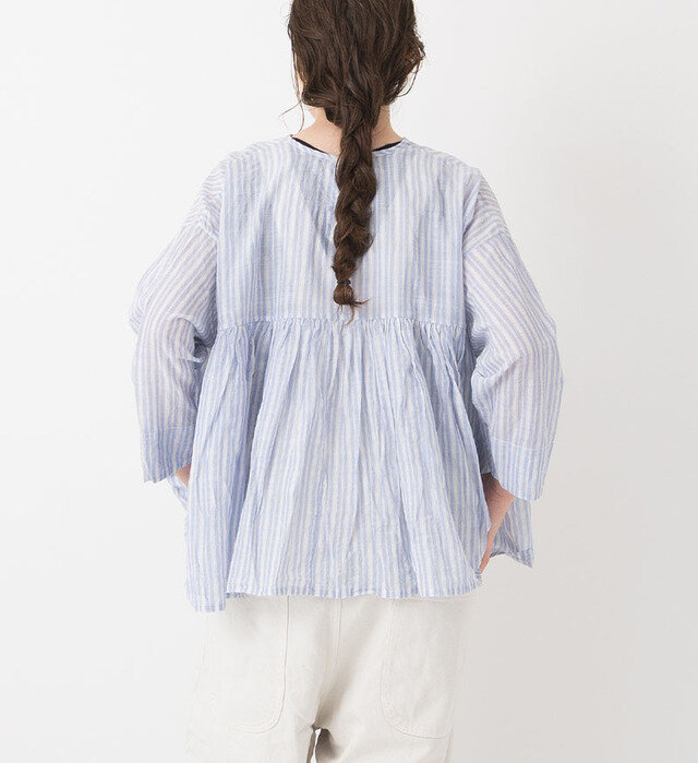 color : BLUE STRIPE , model : 162cm