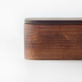 杉の木クラフト｜うるしの弁当箱（拭き漆）　重箱