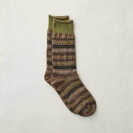 yahae|Wool Fair Isle Socks【靴下 ソックス】【ギフト】