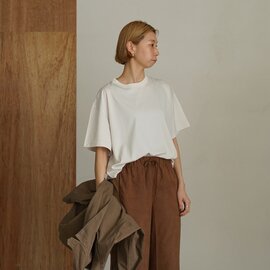 Shinzone|フィブリル ハーフスリーブ Tシャツ 半袖 FIBRIL HALF SLEEVE TEE 26SMSCU04 シンゾーン