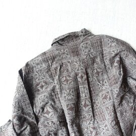 Suno&Morrison｜Silk Cotton Printed Shirts (For Men)