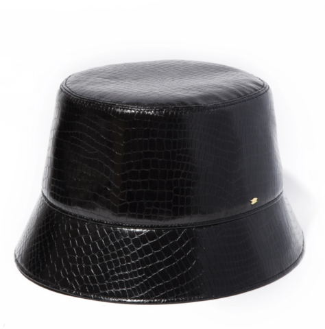 IRIS47｜vein bucket hat　バケットハット　帽子　合成皮革