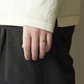 KARAFURU｜KARAFURU｜結婚指輪　透 -TOU- （平甲丸 K18 イエローゴールド）