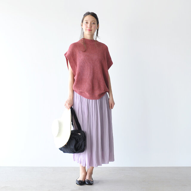モデル:164cm / 46kg
color : black(col.99) / size : 38(23.0cm)