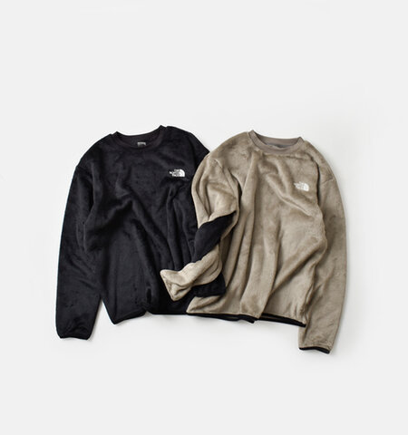 THE NORTH FACE|バーサミッド クルーネック プルオーバー カットソー “Versa Mid Crew” naw72480-nk フリース あったか
