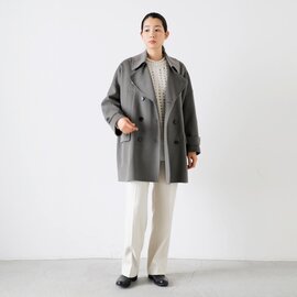Traditional Weatherwear｜コンウィー カシミヤ混 Wフェイス リバー コート “CONWY” l232thfco0373wl-yo