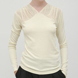 kiehtova|TULLE DOCKING TOPS カットソー チュール