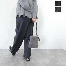 RINEN|1/14エコウールフラノタックパンツ(47700)リネン